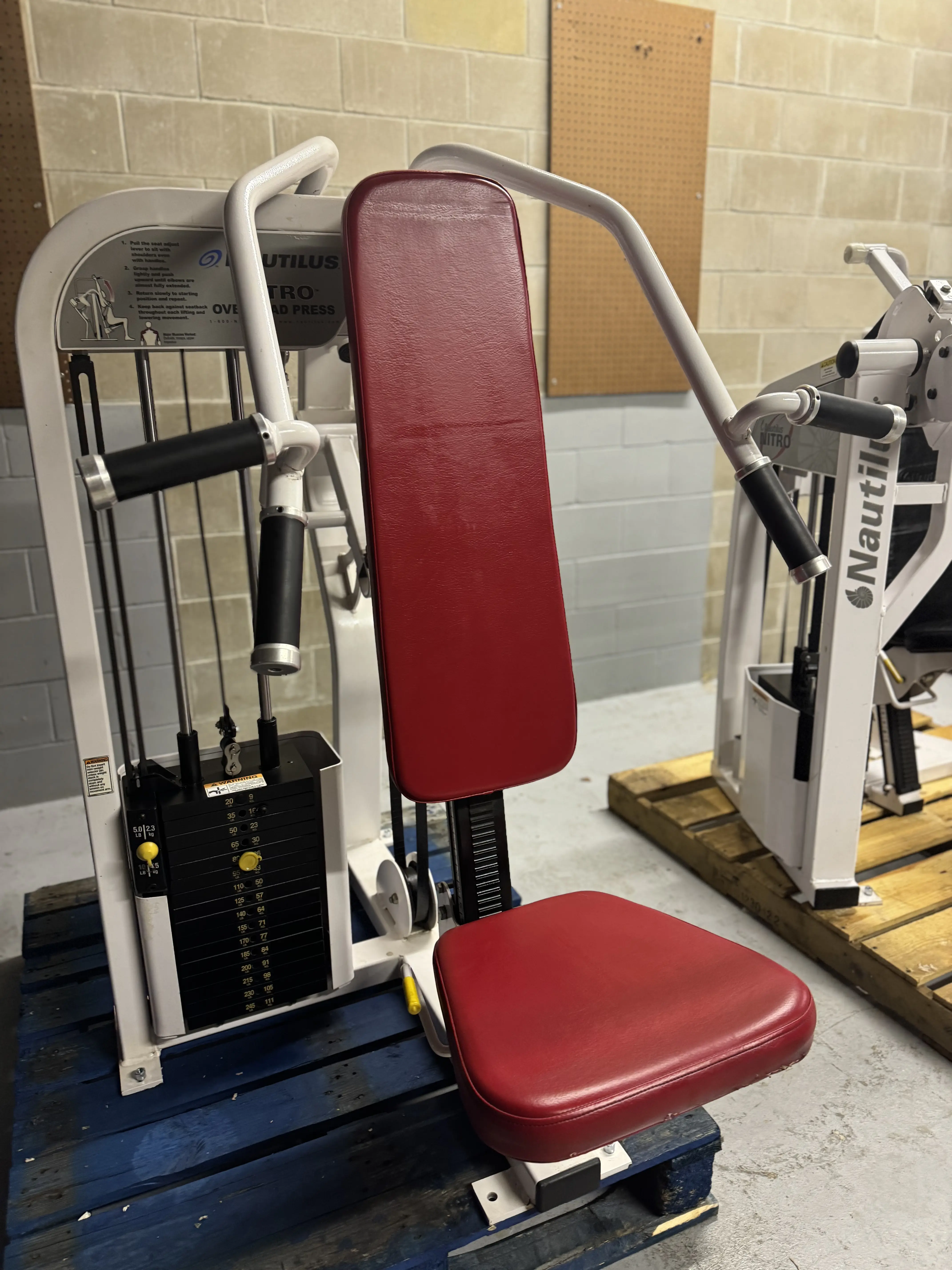 Nautilus Nitro Overhead Press