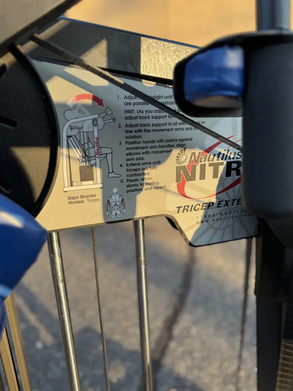 Nautilus Nitro Tricep Extension thumbnail 2