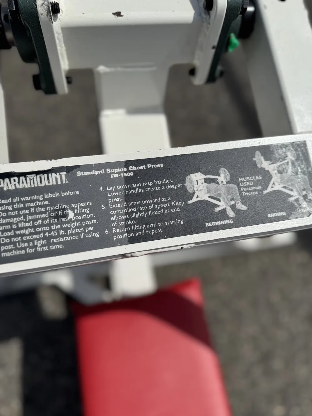 Paramount Flat Chest Press thumbnail 2