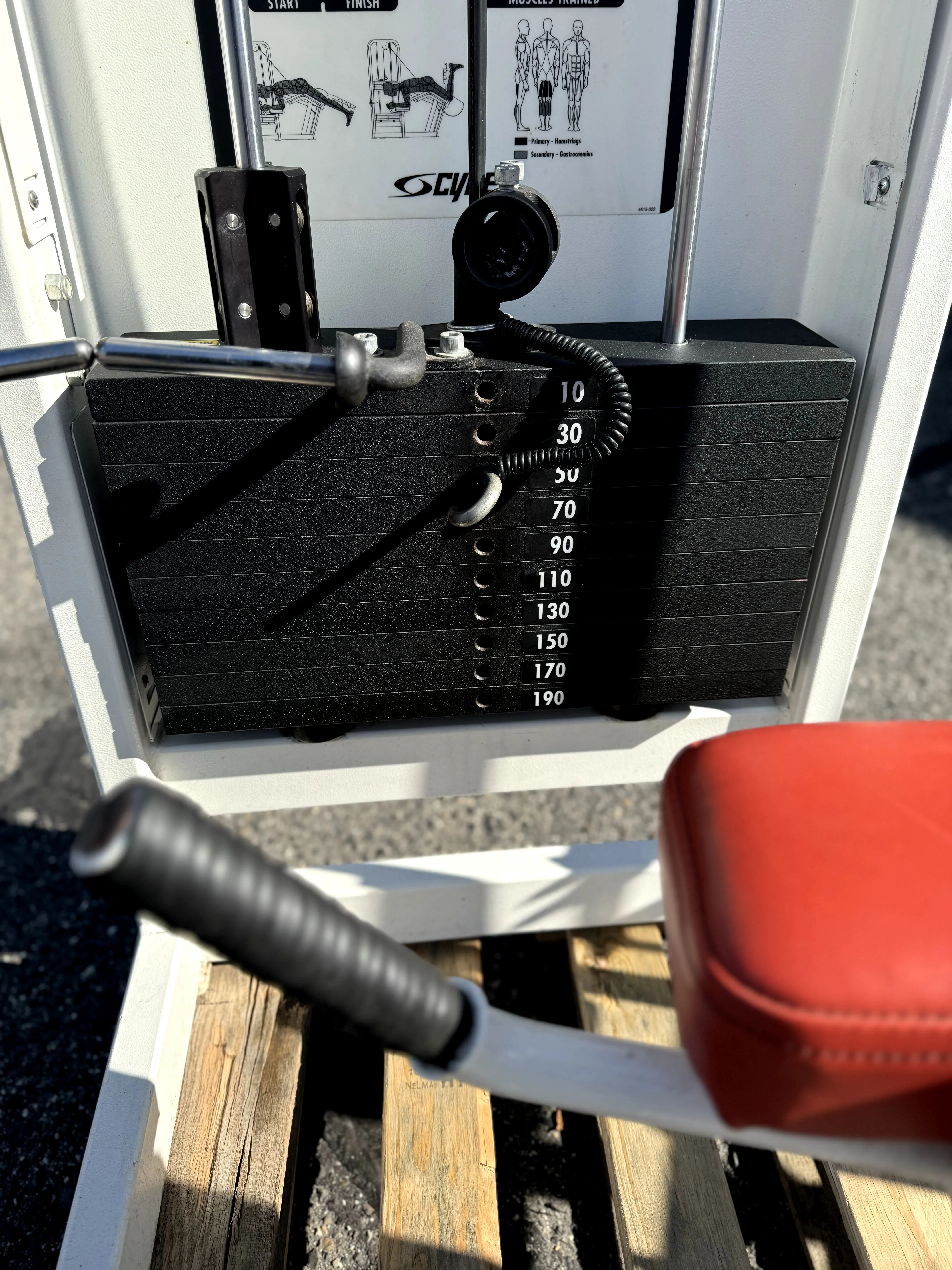 Cybex Prone Leg Curl thumbnail 2