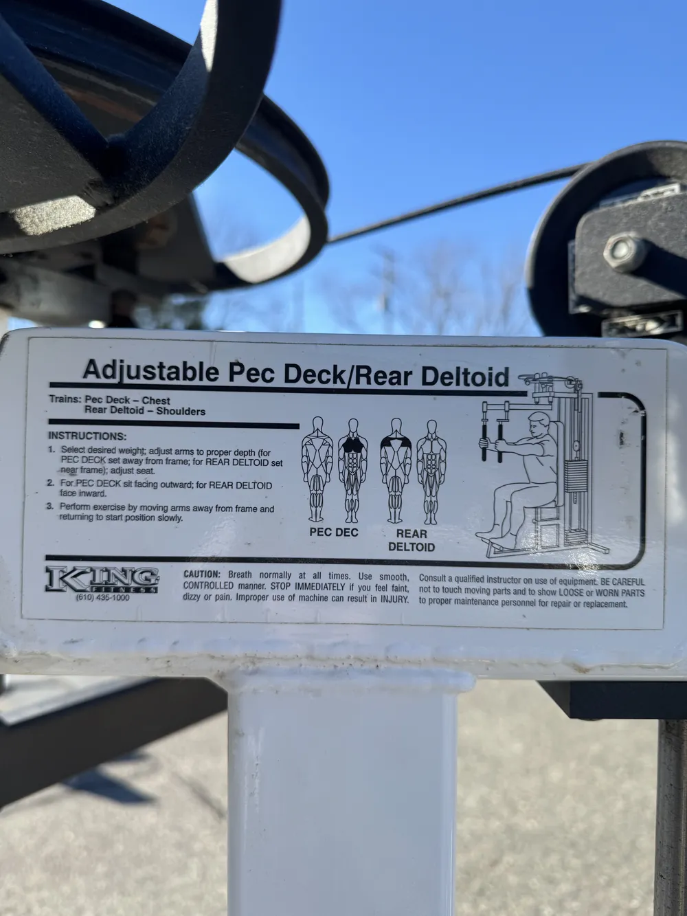 King Fitness Pec Fly thumbnail 3