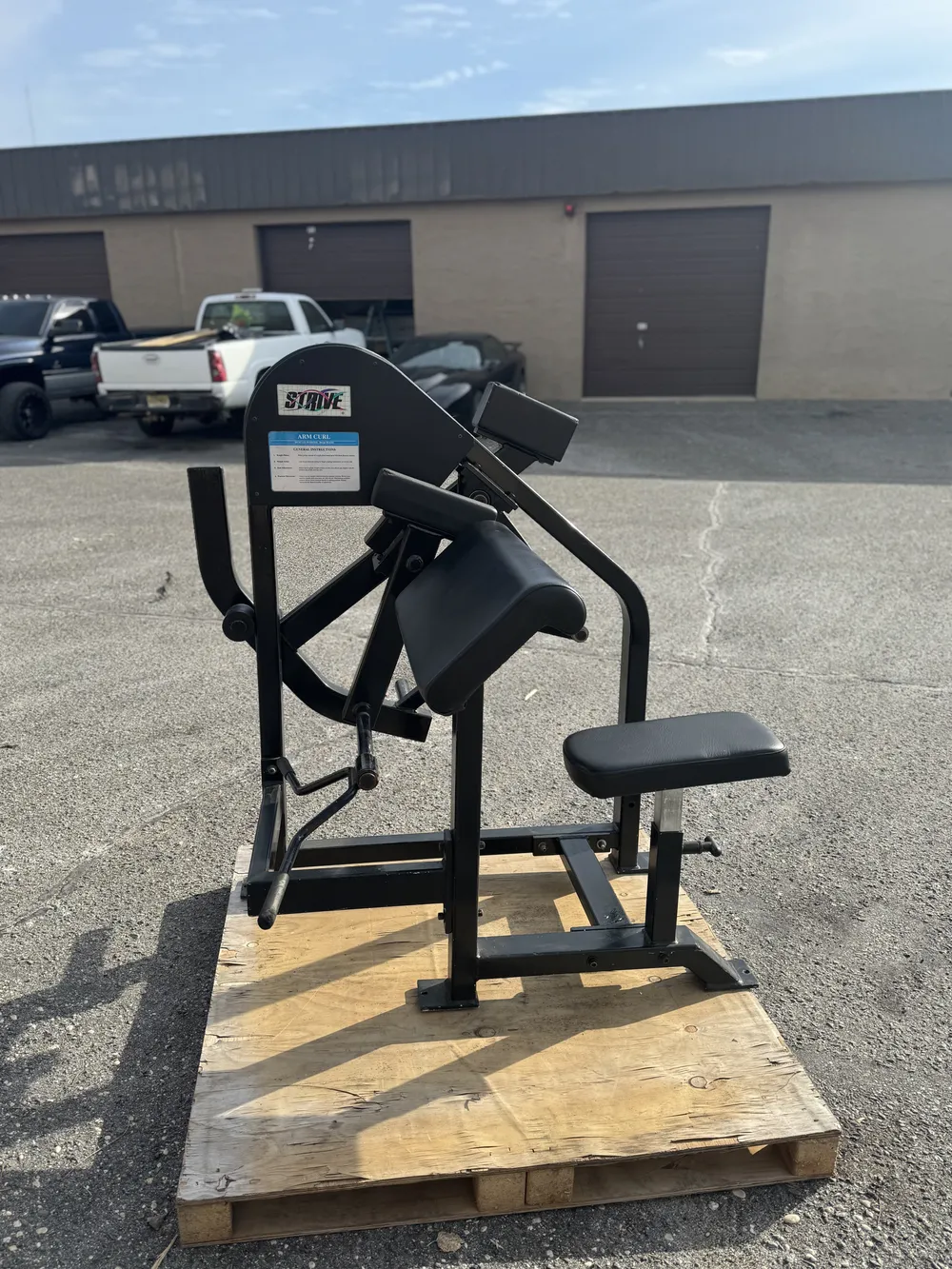 Strive Plate Loaded Arm Curl